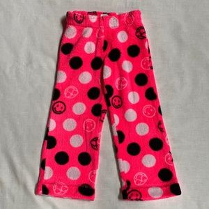 SO pink pajama bottoms